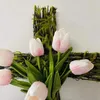 Couronne de fleurs décoratives de pâques, décor pour mur de porte d'entrée