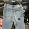 ca7358 DÉPT.Jeans pour hommes de haute qualité Jean de motard en détresse Jean Rock Skinny Slim Bande de trou déchiré Pantalon en denim à la mode avec broderie de serpent