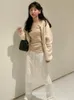 Korobov y2k kläder enkelt fold lapptäcke spets smal klänning falska två stycken leggings byxor koreanska mode pantalones de mujer 240227