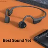 Cell Phone Earphones For PR09 Bone Conduction Earphones Hands-free Earbuds Wireless Bluetooth Headphones Sports WaterProof Headsets With Mic YQ240304