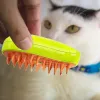 Grooming Pet Grooming Brush Hair Remover Hot Steam Technology Laddningsbar utgjutande borste för katter kaniner hundar husdjur grooming leveranser