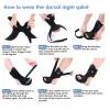 Araç 1 Set Plantar Fasiit Dorsal Gece Splel Ayak Orthosis Tıbbi Ayak Ayak Ayey Ayarkağı Destek Desteği + Spiky Masaj Topu