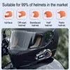 携帯電話イヤホンバイクヘルメットワイヤレスBluetoothヘッドセットスマートボイスインタラクションモットローズハンドフリーコールミュージックイヤホンwith Radio YQ240304