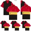 Erkek Tişörtleri 2023 F1 Team Racing T-Shirt Formül 1 Sürücü Polo Gömlek Tişörtleri Yeni Sezon Giyim Kırmızı Yarış Jersey Hayranları Üstler Mens T-Shirt