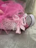 2. Scarpe da ginnastica in tela per ragazza nate Espadrillas con strass per neonato Nome personalizzato Data Scarpe da culla e ciuccio per neonato 240227