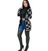 Damenpullover Kleid Luxusmarke Strickpullover Designer Strickjacke Mantel KEIN KNOPF