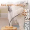 Tumbler Swing Toys for Cats Kitten Interactive Cat Toy Cats Accessories Interactive Cat Food Feeders Wood Material 240226