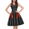 UBIEROWA PLIKA DREK DRITATUJ SUKIENKA KOBIETA SUMES V SCICK WYSOKI TALIS BOW BOW MIDI ELEGANT BIURY PARTY SUNDRESS Casual