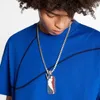 Hoge kwaliteit Frans design basketbal Zirkoon hanger ketting heren- en damesmode straat hiphop Necklace2266