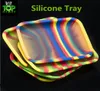 Silicon tray 200mm150mm20mm mixed color Silicone Jar Container Dish Wax Dab food grade silicone silicone dish tray6108774