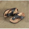 Hausschuhe Sandalen Einfaches Design Mädchen Jungen Kork Rutschfeste Kinderschuhe Bequeme Kinder Studenten CasualH2434