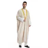 Vêtements ethniques Jubba Thobe pour hommes Abaya Kimono islamique Jubbas Thobes longue robe saoudienne musulmane vêtements d'extérieur Caftan Jubah Dubaï arabe Dressing