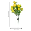 Decorative Flowers Artificial Fake Branch Tree Stem Fruit Branches Faux Arrangement For Home