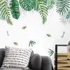 Muurstickers Noordse tropische planten Bananenbladstickers voor woondecoratie Verwijderbare PVC-muurschilderingen Woonkamer Slaapkamer