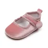 Eerste wandelaars 0-18M babymeisje Mary Jane schoenen effen kleur fluweel prinses flats casual wandelen geschikt voor geboren peuters