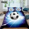 Bedding Sets Home Living Luxury 3D Football Set Duvet Cover Pillowcase Kids Queen And King EU/US/AU/UK Size