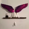 Duvar çıkartmaları 30cm Angel Art Heykel Dekorasyonu 3D Heykel Oturma Odası Yatak Odası Ev Dekoru Bahçe Sanat Kanatları