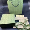 Boîte de ceintures de styliste, boîtes de rangement d'accessoires, produits de marque, boîte d'emballage en papier avec sacs en papier, sacs à poussière Card282y