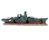 Resin Wreck Boat Sunk Battleship War Ship Fish Tank Aquarium Ornament Cave Decoration Decorations1257097