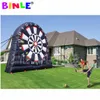 4mh (13,2 Fuß) mit 10 Bällen Großhandel, angepasste aufblasbare Fußball -Dart -Board -Fußball -Kick -Dartboard -Target -Sportspiele Sticky Ball Shooting zum Verkauf zum Verkauf