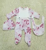 småbarn baby romper set spädbarn pojke designers nyfödda jumpsuit långärmad pyjamas rompers kläder barn flicka kort ärm jumpsuit6701312