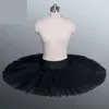 Stadiumkleding Professionele Platter Tutu Zwart Wit Rood Balletdanskostuum voor vrouwen Volwassen rok met ondergoed