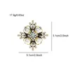 Broches CINDY XIANG croix de cristal brillant pour femmes, Vintage perle mode broche hiver bijoux baroques 2 couleurs cadeau disponible