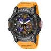 Smael SL8007 Relogio Men's Sports Watches LED CHRONOGRAPH WRISTWATCH Military Watch Digital Watch Good Gift for Men Boy265Z