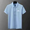 Designerskie koszulki męskie Polo Ubrania Polos Polos koszulki Mężczyzn T-shirt krótkie rękawie liczebne kolorowe odznakę koszulę hurtową jakość bawełniana odzież sportowa m-3xl 240304