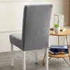 Pokrywa krzesełka 2PCS jadalnia rozciąganie Jacquard polar zagęszczony elastyczne dekoracje okładki siedzeń do wystroju domu el