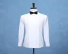 Nova moda noivo smoking camisas fraque branco preto vermelho camisas de casamento dos homens ocasião formal camisas de vestido de alta qualidade3180780