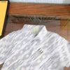 Camicia da bambino di lusso Stampa completa del logo lettera Baby Short Maniche taglia 110-160 cm Designer Designer vestiti per ragazzi BUSCHE SUGGERIMENTI 24FEB20