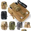 Tents And Shelters Men Tactical Molle Pouch Belt Waist Pack Bag Small Pocket Military Running Travel Cam Bags Softbag 230815 Drop De Dhql1