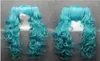 Long VocaloidHatsune Miku Blue Anime Cosplay Wig2 Clip on Ponytail Wig Cap1894639