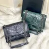 Pochette-Einkaufstasche für Damen, großes Fassungsvermögen, Vintage-Designer-Herrenmode, Luxus-Handtasche, hochwertige Clutch aus echtem Leder, NIKI Schulter-Crossbody-Taschen