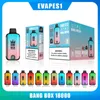 Original Bang King Puff 15K Bang Digital 15k Puff Einweg Vape Bang Box 18k Stift E -Zigaretten 23 ml vorgefüllte Pods Patrone 650mAh wiederaufladbare Batterie gegen Vapme