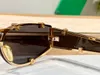 Ovale pilotenzonnebril Goud metaal/grijze lenzen 1206 Heren Dames Shades Lunettes de Soleil Luxe bril Occhiali da sole UV400 Brillen