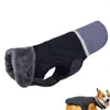 Abbigliamento per cani Cappotto caldo Abbigliamento regolabile impermeabile con collo in pelliccia Giacca riflettente invernale reversibile a prova di freddo