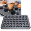 48Cup NonStick Mini Round Cupcake Pan Cake Tray Baking Mould Bakeware Cooking Accessories Plate baking pan 240226