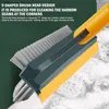 Cleaning Brushes 3 in 1 Cleaning Brush with Scraper 180 Rotation Floor Scrub Household Multifunction Cleaning Tools Toilet Brush for Tile WallL240304