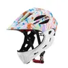 Cycling Helmets Ftiier Kid Bicycle Helmet Detachable Children Fl Face Bike For Mountain Mtb Road With Led Rear Light1 Drop Delivery Dhmxj