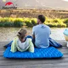 Camping Madrass Ultralight Double Air Madrass Outdoor Folding Bed Sleeping Pad Car Travel Uppblåsbar madrass 240220