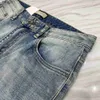 Damesjeans jeans designer broek mode kitten letter borduurwerk cartoon grafische broek luxe rechte denim broek 240304