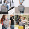 Mochila Casual Negocios para hombres Luz Bolsa para computadora portátil de 15 pulgadas 2024 Impermeable Oxford Tela Lady Antirrobo Viaje Gris