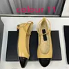 Desinger Sandals Chan El Sandal Loafers Womens Ballet Flats 디자이너 신발 파리 브랜드 발레 Flat HJ2G Slingbacks Pearl Gold Chain Boat Shoes 5S Box 34-42