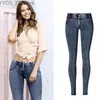 Jeans Skinny Fit Denim Jeans Stretch Comfort Lage taille 5 kleuren 240304