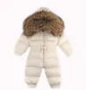 Nowonarodzony zima romper niemowlę snowsuit niemowlę dzieci dzieci śnieg nosza kombinezon w dół koatton liniowca dziecięce kostiumy 2761283