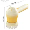 Brosses de nettoyage Brosse de nettoyage sans fil vadrouille à récurer électrique vadrouille à récurer électrique Portable avec têtes de brosse remplaçables pour appareils de cuisine L240304