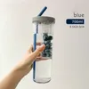 Su Şişeleri 700ml Taşınabilir Meyve İnfüze Infuser Şişe Plastik PC Saman Suyu Sızdır Yalıp Gerekirlik