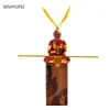 Figurines décoratives WSHYUFEI Céramique Sun Wukong Personnage Statue Art Moderne Sculpture Maison Salon Loft Artisanat Cadeau Bataille Dieu Singe